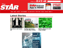 Tablet Screenshot of jamaica-star.com